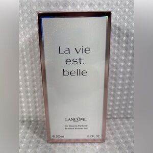 Lancome La Vie Est Belle Scented Shower Gel 6.7 Fl Oz Sealed Luxury Bath Product